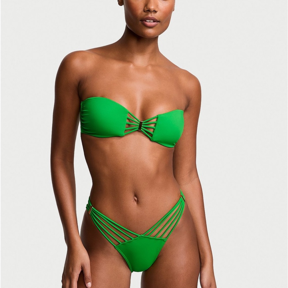 Victoria's Secret Archives Swim Strappy Hardware Brazilian Bikini Large